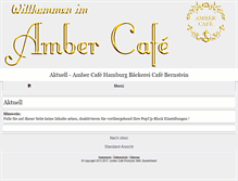 Tablet Screenshot of ambercafe.de